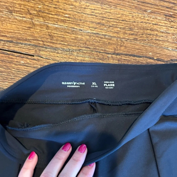 Girls High Rise Flare Pants (Black and Grey Pair) - Picture 5 of 10